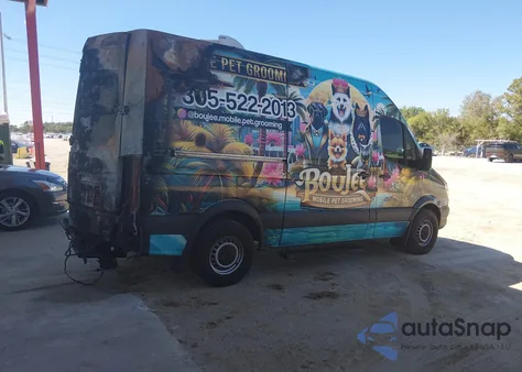 2018 Mercedes-Benz Sprinter 2500 Standard Roof V6 z USA, uszkodzony, nr VIN WD3PE7CD9JP633073